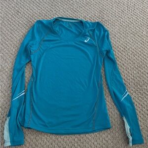 Asics Women's Teal Long Sleeve Performance Top
